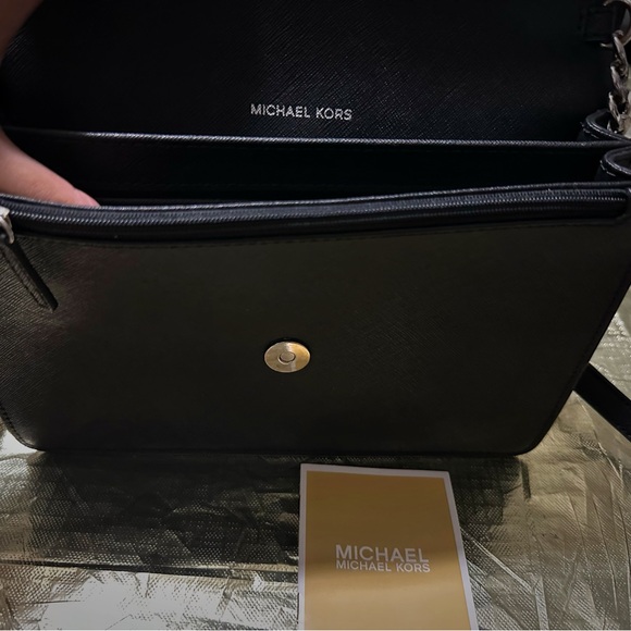 Vintage Y2K Michael Kors Black Leather Crossbody purse ❌80% OFF SALE❌ - Picture 11 of 14